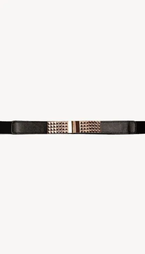 3-1091 Black Elasticated Susana Belt