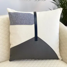 Abstract Arrow Heather Gray Pillow