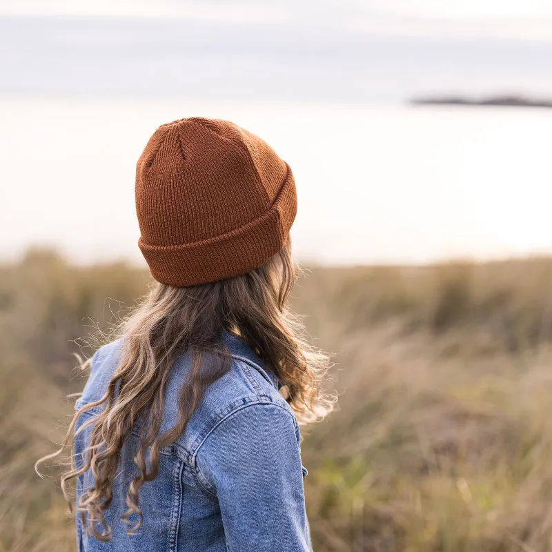 Acorn Hipster Merino Beanie - Toast