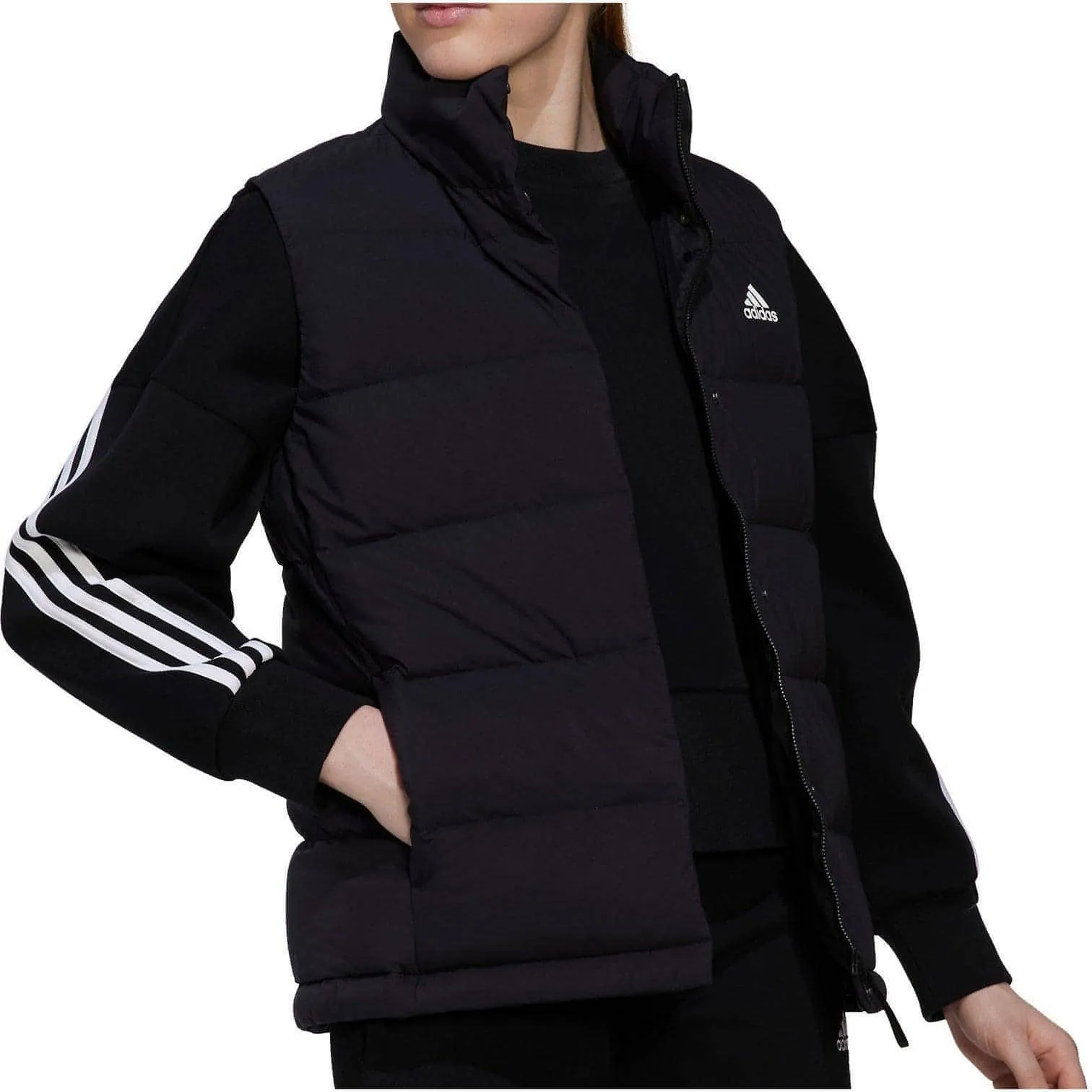 adidas Helionic Womens Down Gilet - Black