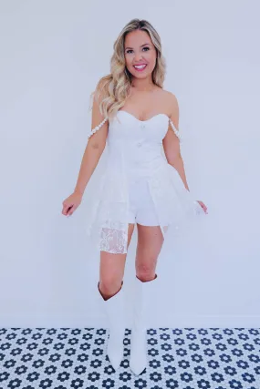 After Party Bridal Romper