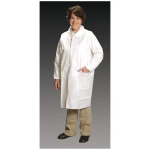 Alpha Protech Critical Cover Comfortech Lab Coats Lab Coat, Small, 3 Pockets, Tapered Collar, Elastic Wrist, 25/Cs