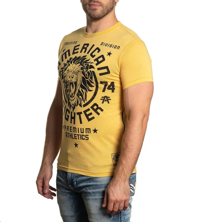 American Fighter Columbia T-Shirt Yolk Yellow