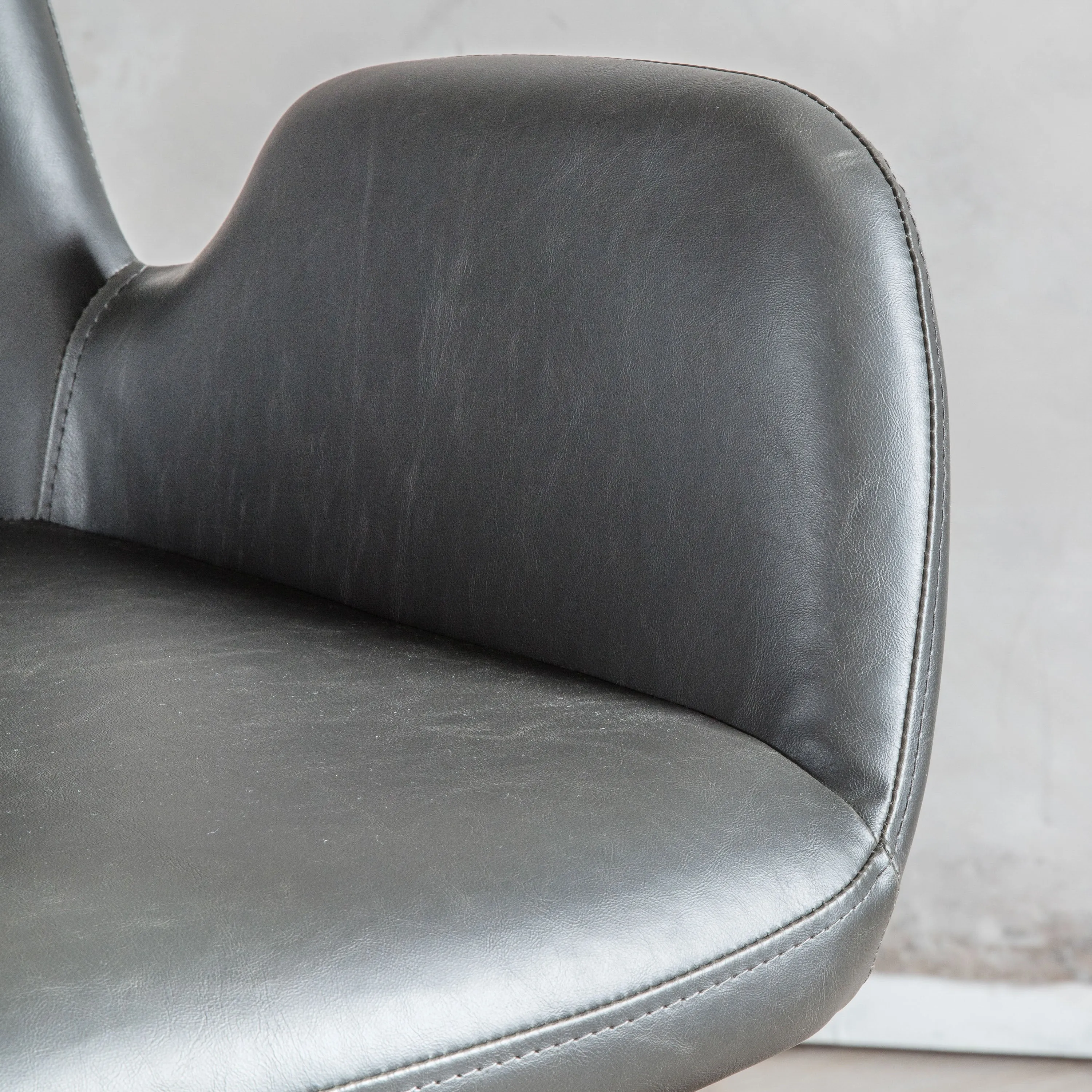 Amos Faraday Swivel Chair Charcoal