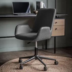 Amos Faraday Swivel Chair Charcoal