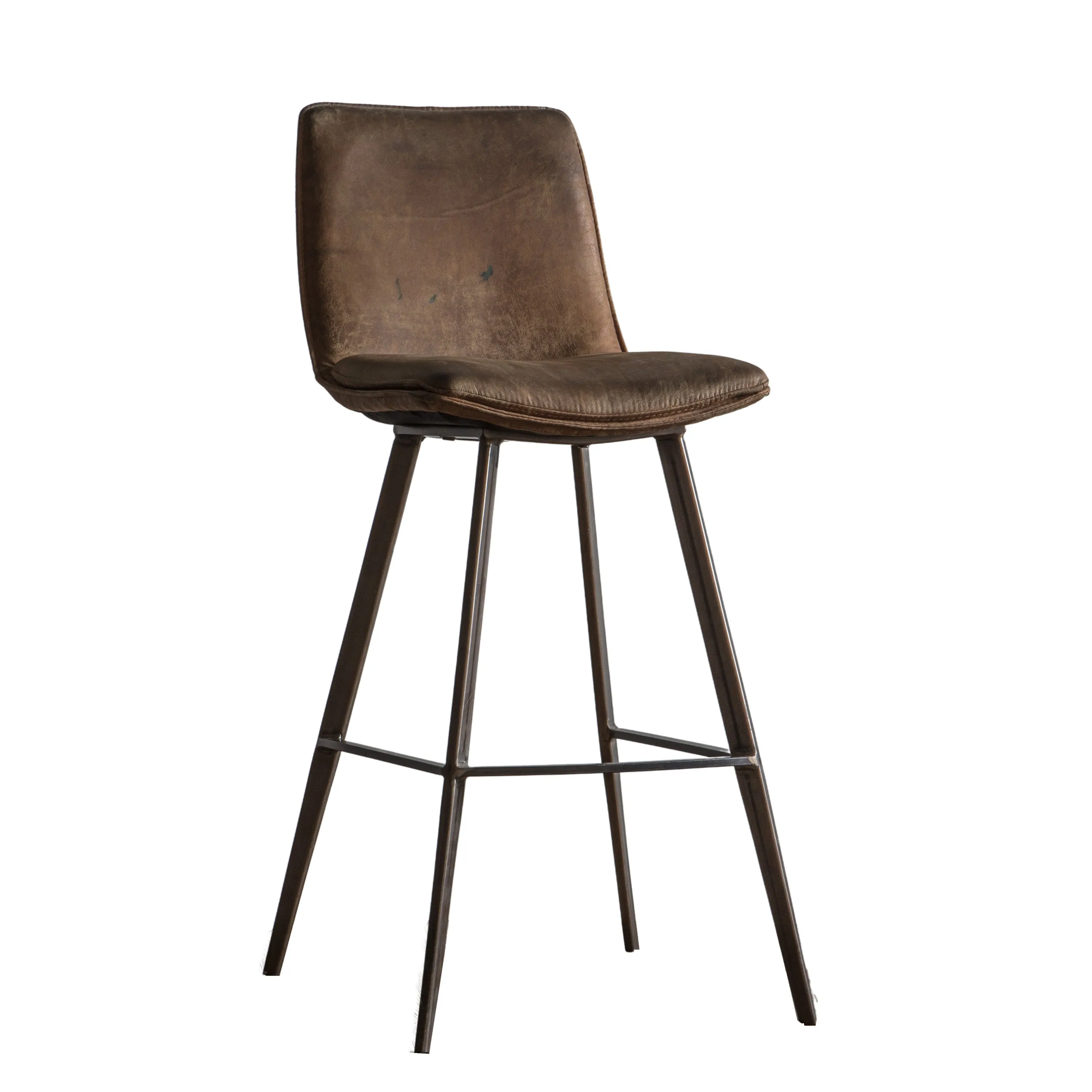 Amos Palmer Brown Stool (2pk)