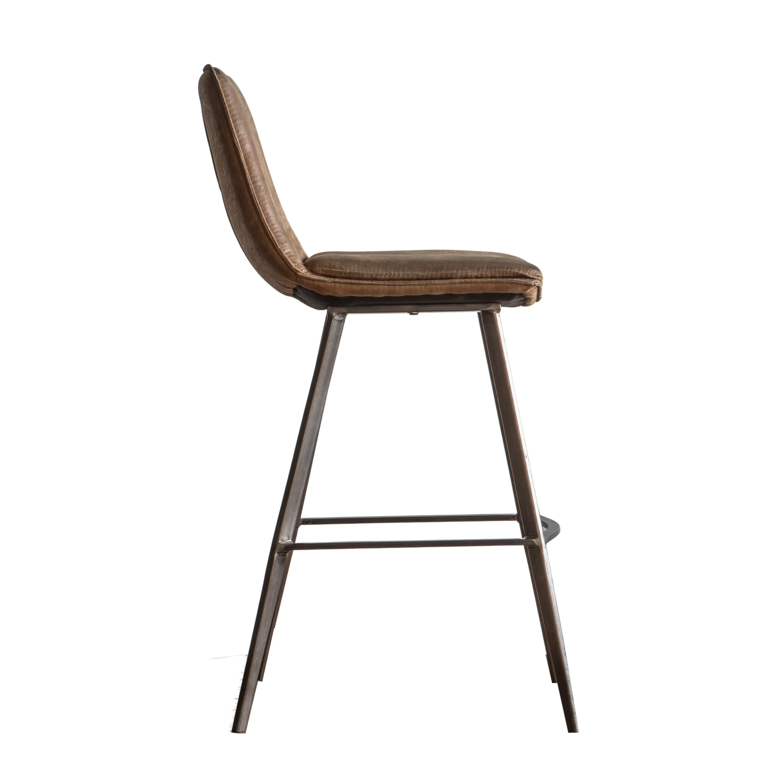 Amos Palmer Brown Stool (2pk)