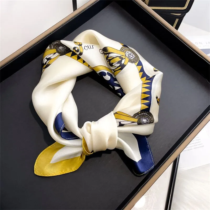 Ashore Shop Womens Silk Scarf Neckerchief, Bandana