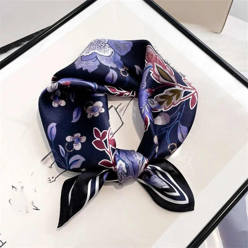 Ashore Shop Womens Silk Scarf Neckerchief, Bandana