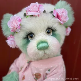 Aspen Star - 16" Christmas 2022 Mohair Artist Bear by Emmas Bears - OOAK