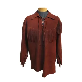 Authentic Handmade Buckskin Leather War Shirt