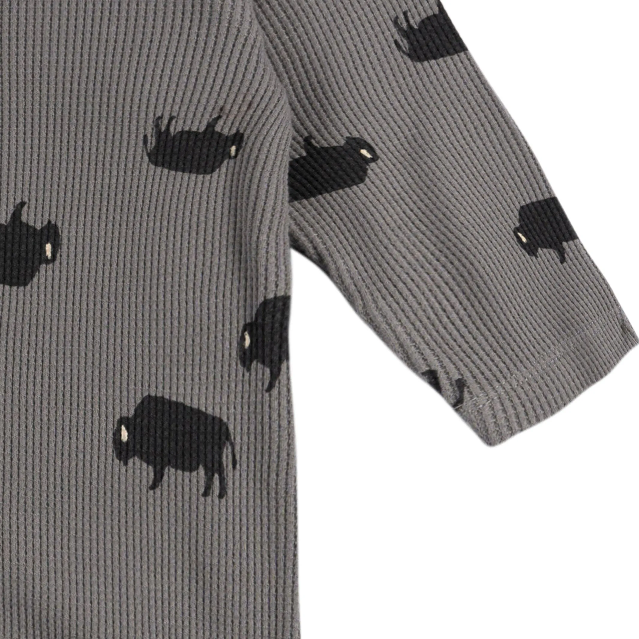 Baby Boys Buffalo Waffle Romper