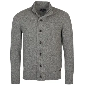 Barbour Essential Cardigan Tisbury Zip Through Jumper Grey