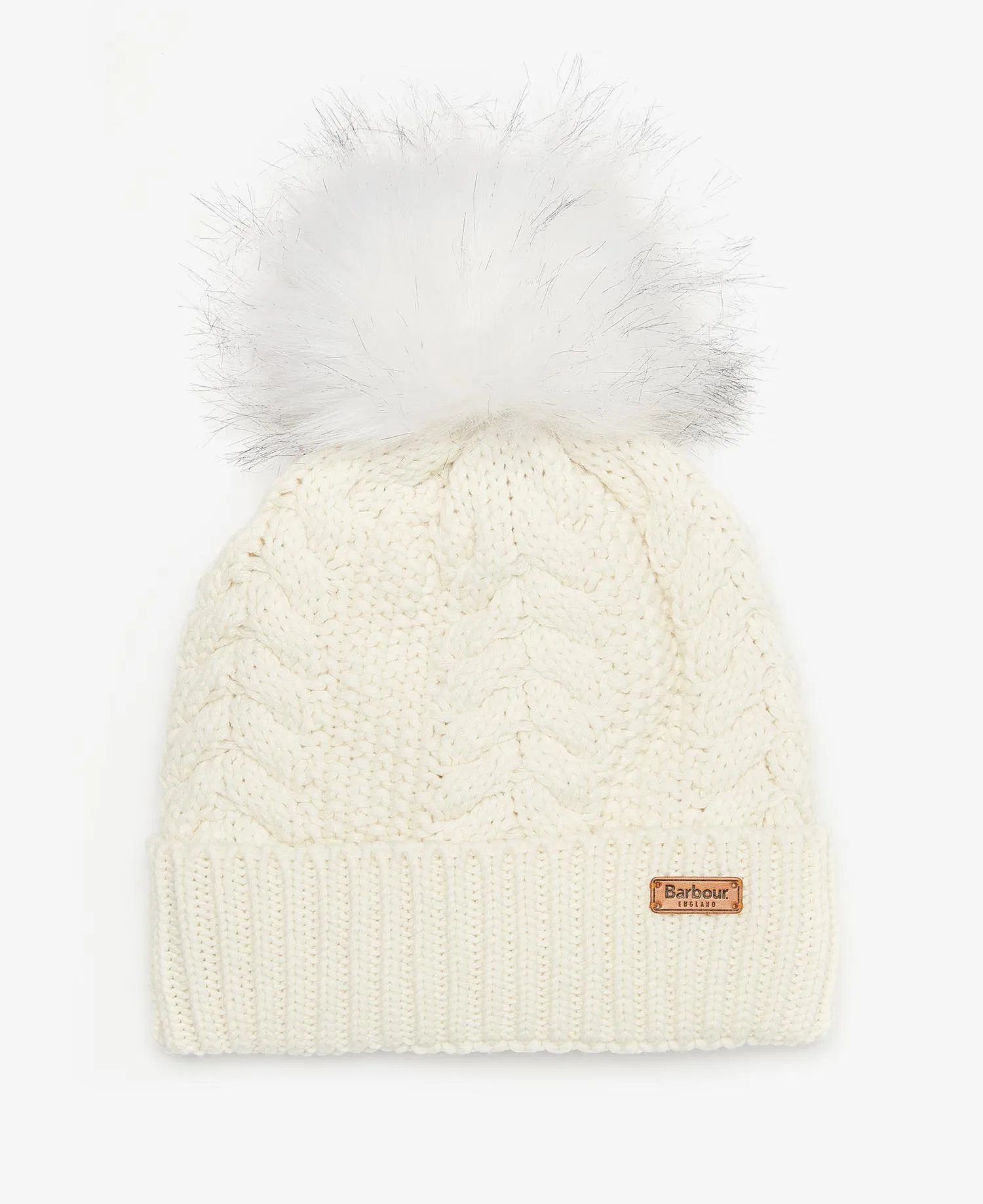 Barbour Hartley Hat & Scarf White Cloud LGS0053