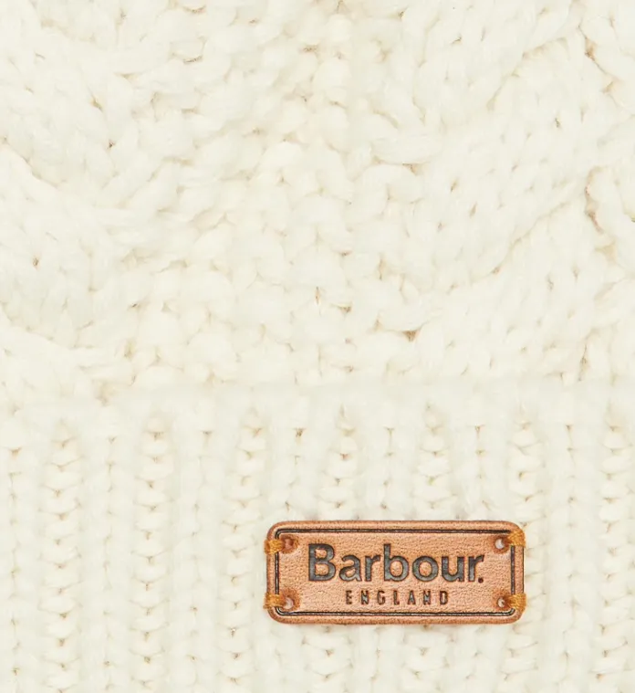 Barbour Hartley Hat & Scarf White Cloud LGS0053