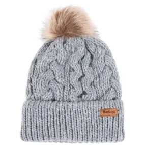 BARBOUR PENSHAW CABLE-KNIT BEANIE LHA0386 - Grey