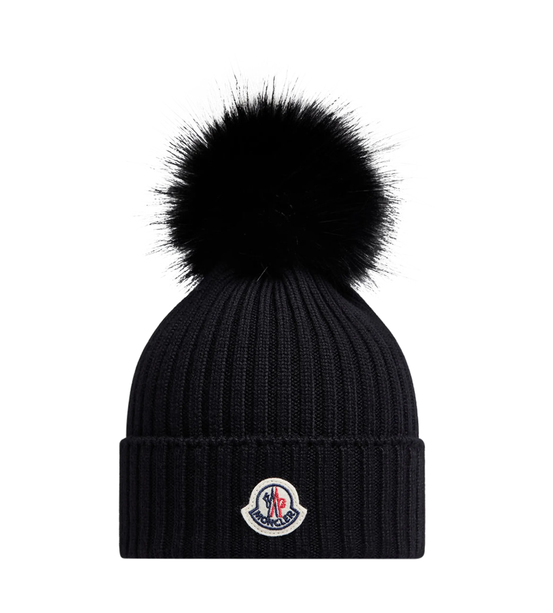 Beanie With Pom Pom Black