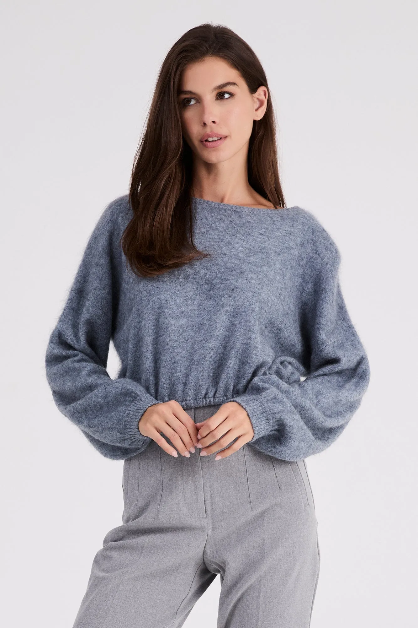   Beryll Stevie Cashmere Sweater | Shell Gray