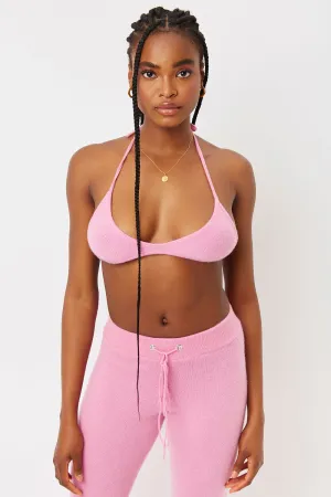 Boardwalk Cashmere Bra Top - Rose