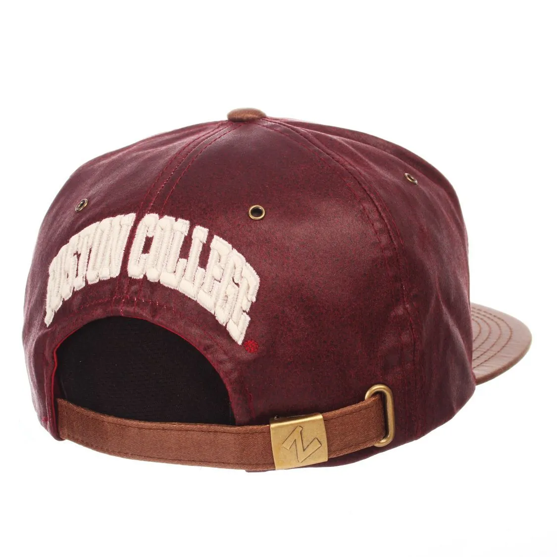 Boston College Eagles Zephyr Maroon Brown "Tribute" Strapback Flat Bill Hat Cap