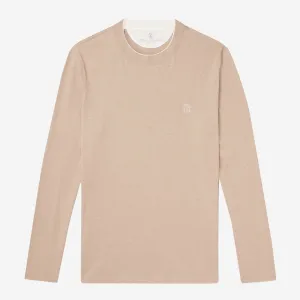 Brunello Cucinelli Long Sleeve Faux-Layering T-Shirt