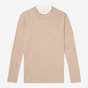 Brunello Cucinelli Long Sleeve Faux-Layering T-Shirt