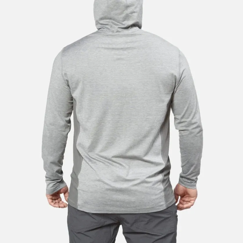 'Brunt' Men's The McKenna Sun Hoodie - Grey Heather