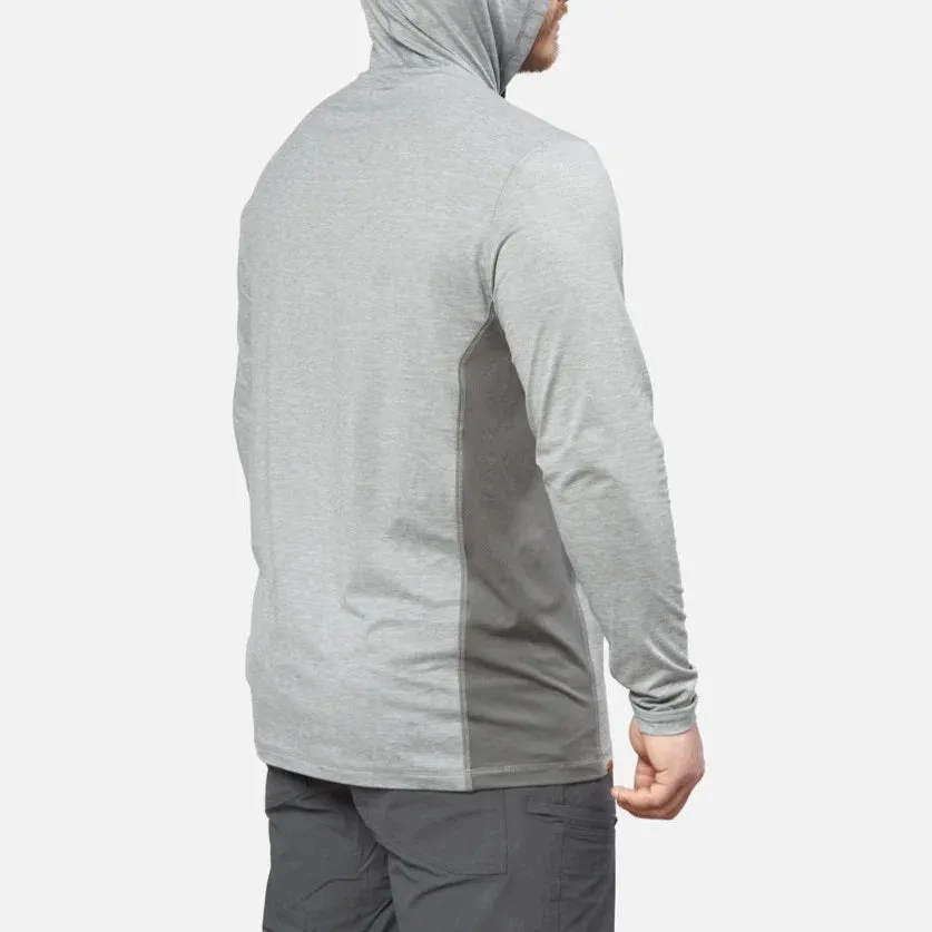 'Brunt' Men's The McKenna Sun Hoodie - Grey Heather