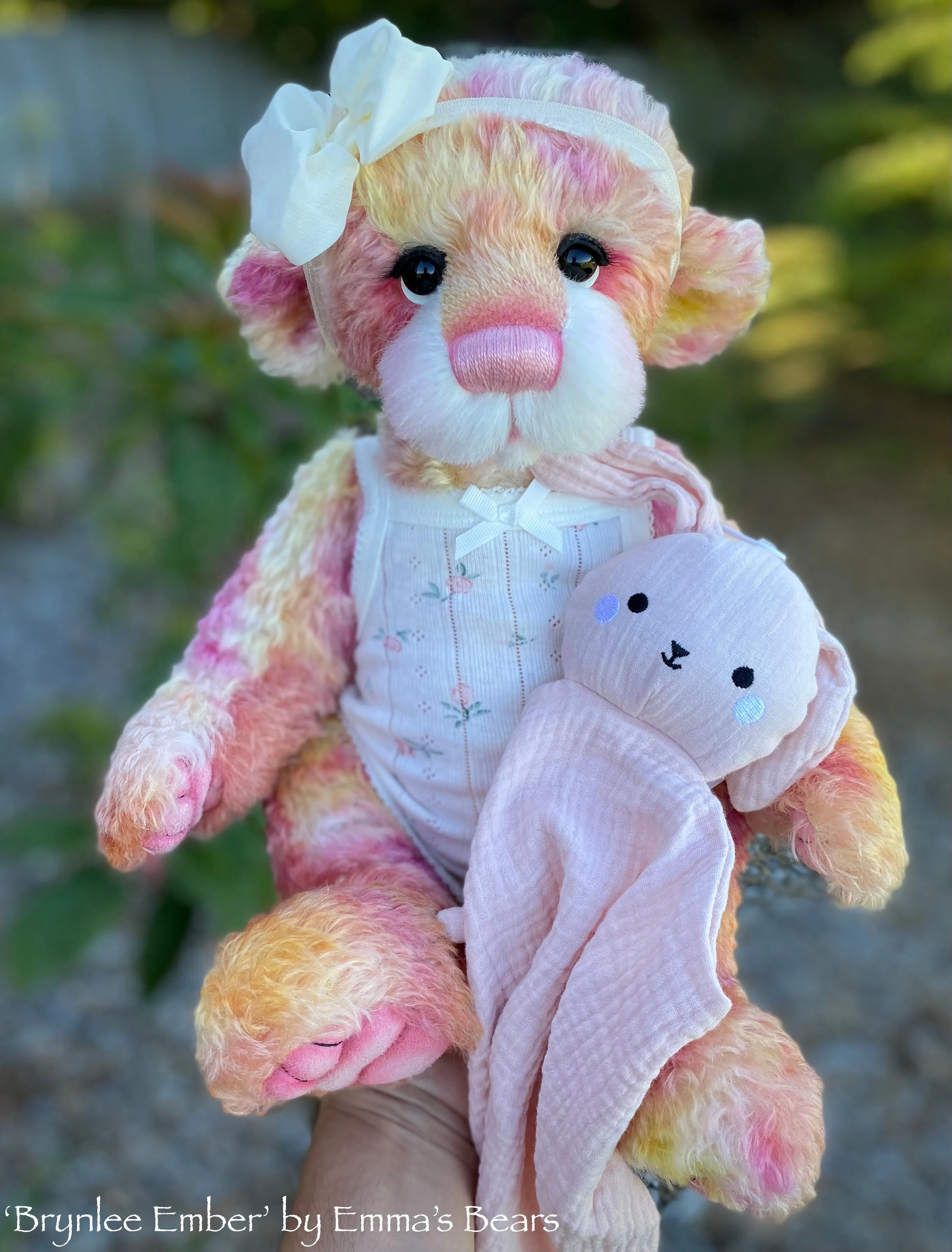 Brynlee Ember - 17" Mohair Artist Baby Bear by Emma's Bears - OOAK