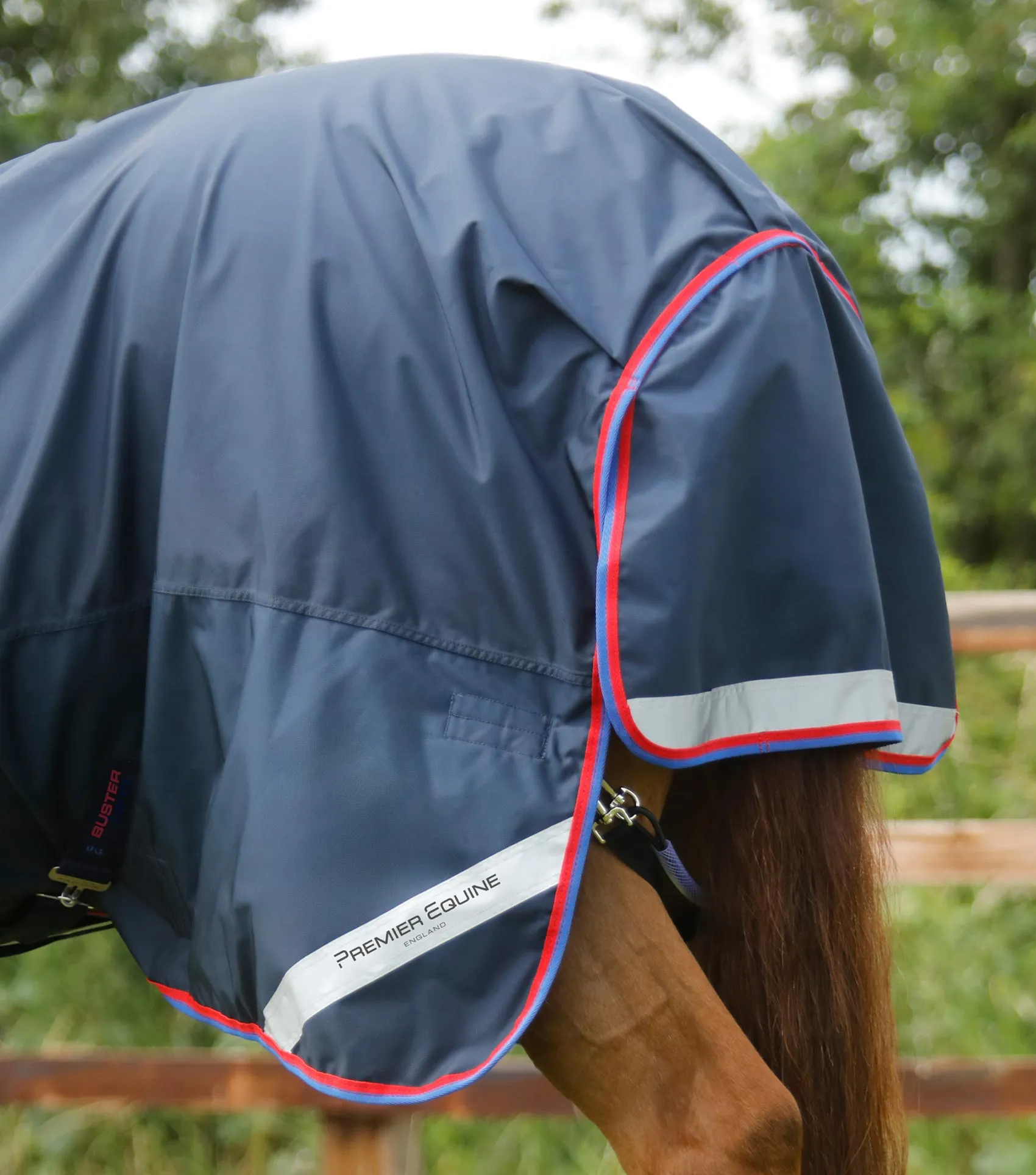 Buster Hardy 0g Half Neck Turnout Rug Navy