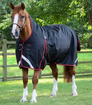 Buster Hardy 400g Half Neck Turnout Rug Black