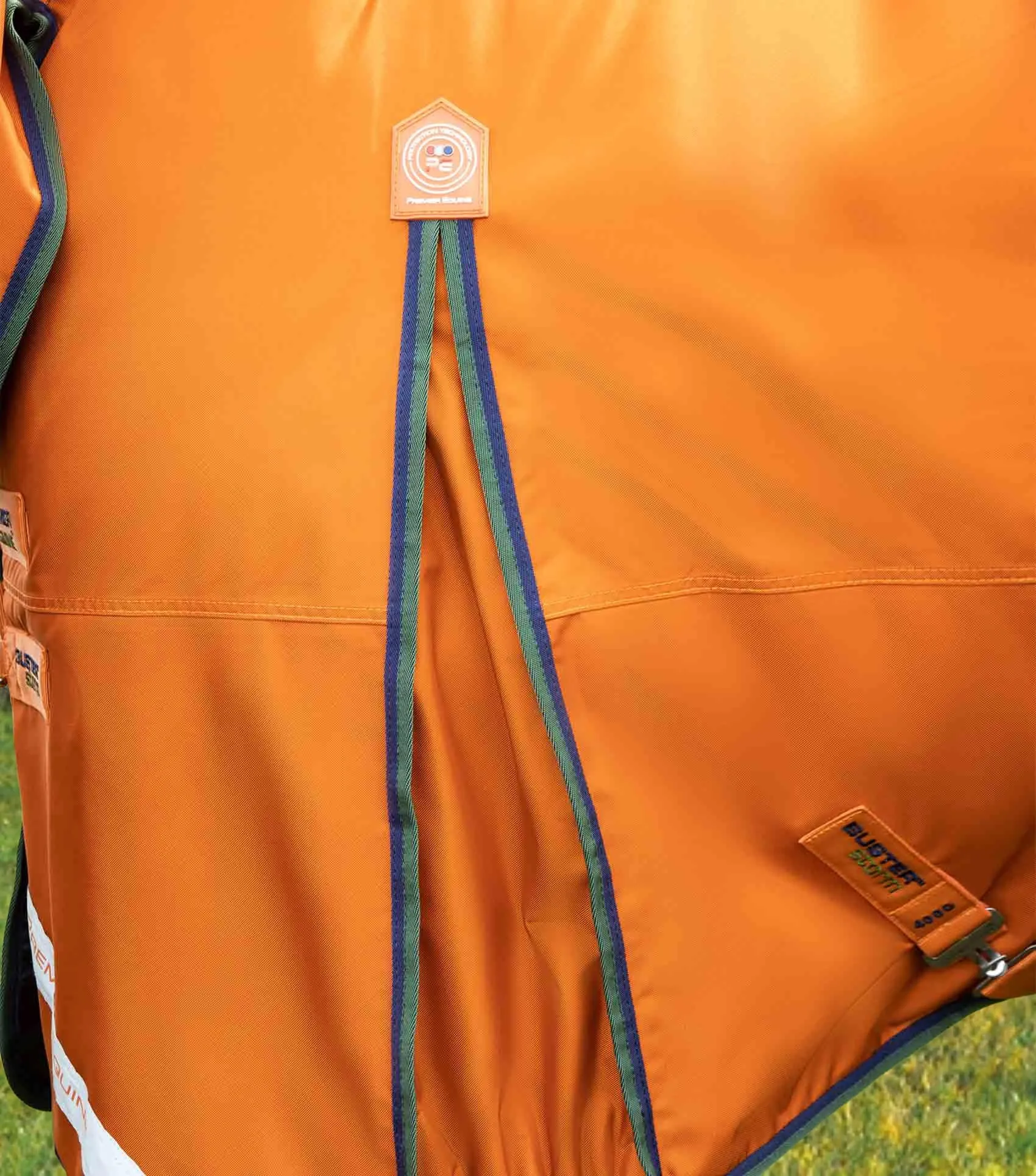 Buster Storm 400g Combo Turnout Rug with Classic Neck Burnt Orange