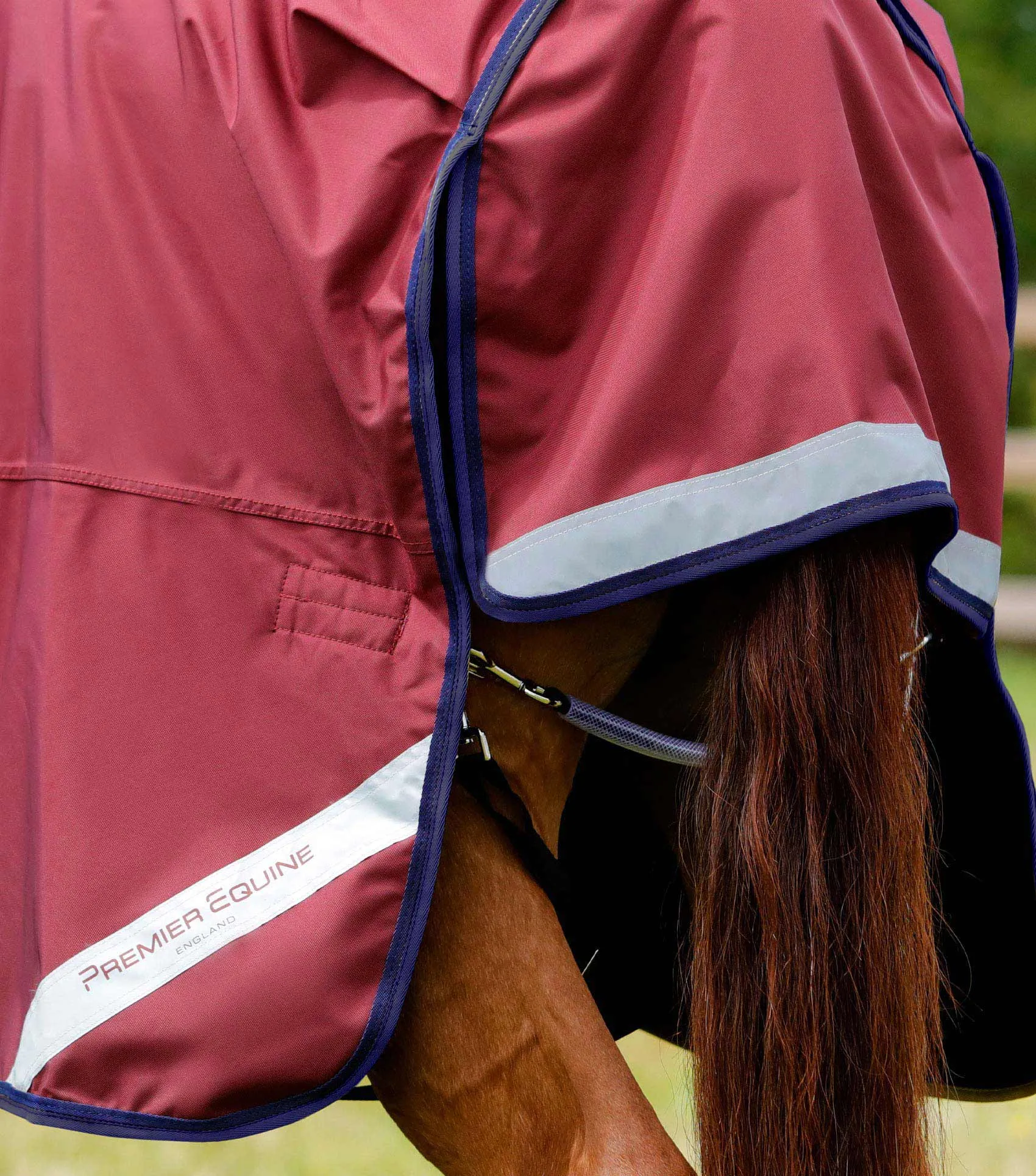 Buster Zero Original Turnout Rug Burgundy