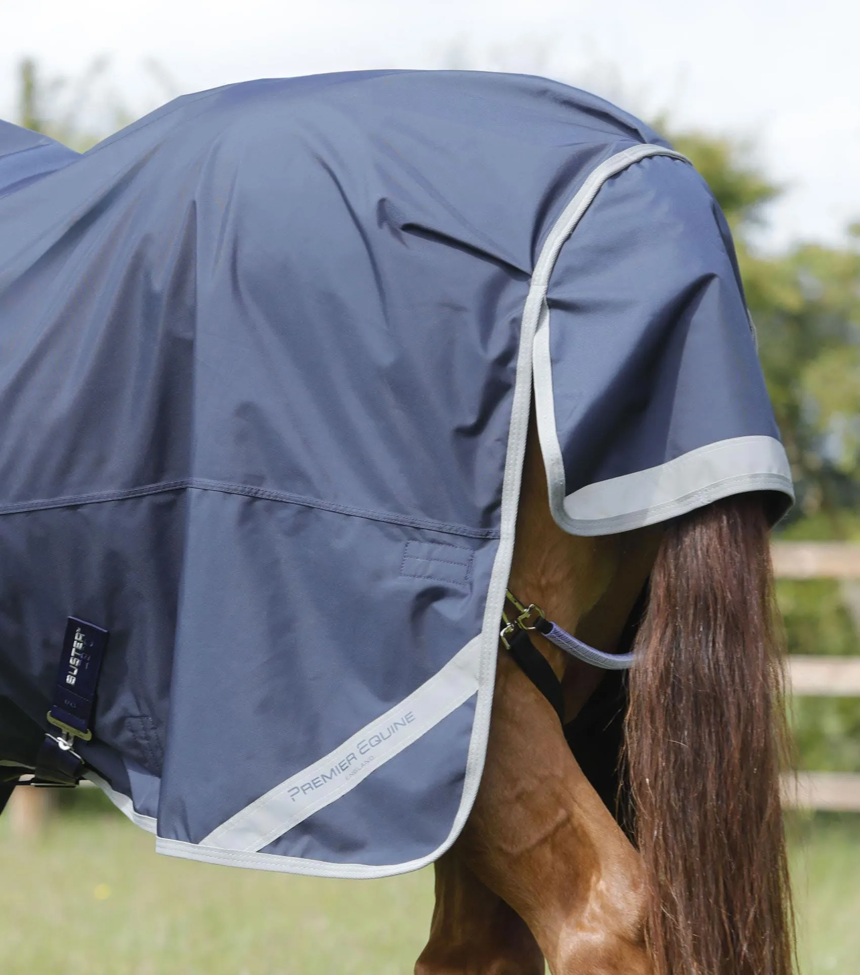 Buster Zero Original Turnout Rug Navy