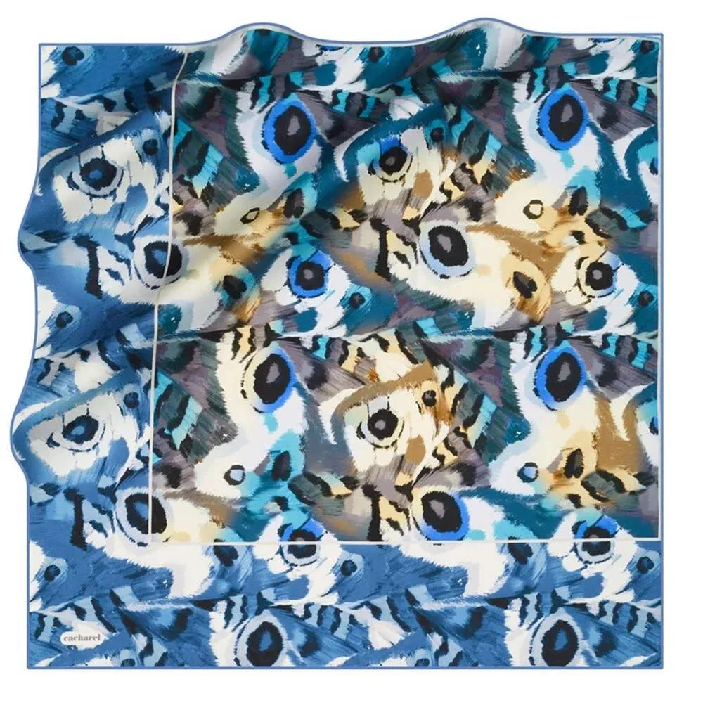 Cacharel Marble Silk Twill Scarf #22