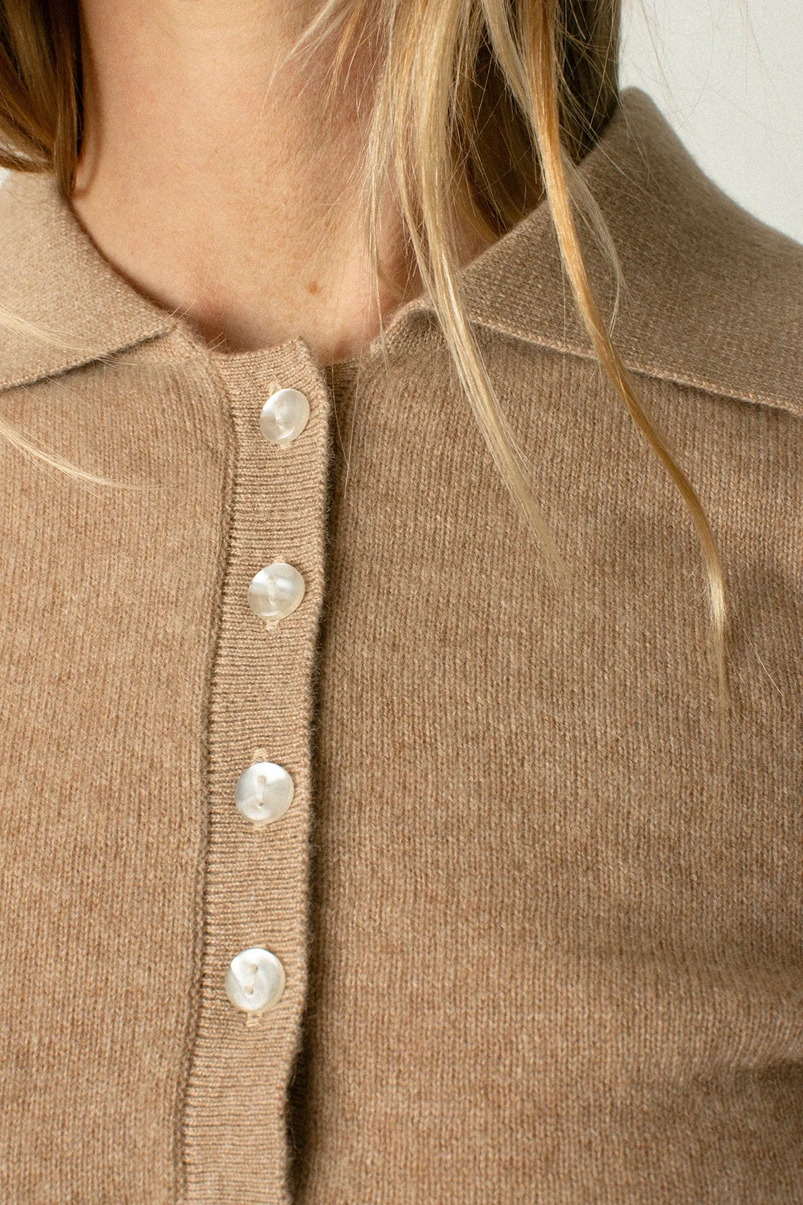 Camel Polo Sweater