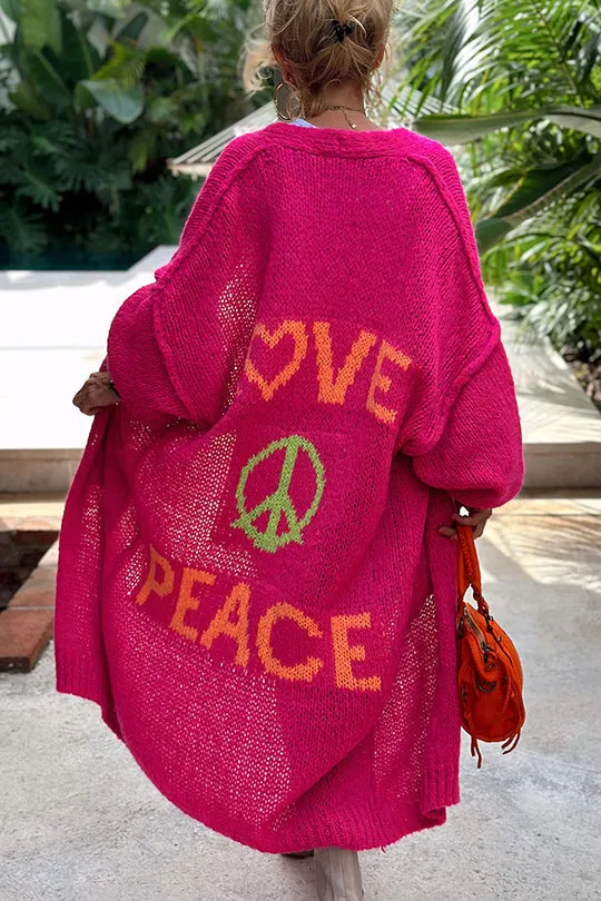 Camile - Love & Peace Cardigan