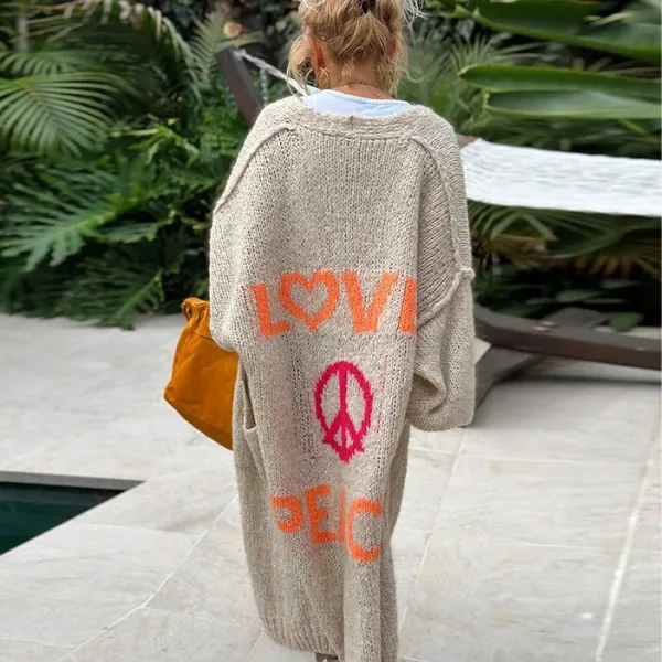 Camile - Love & Peace Cardigan