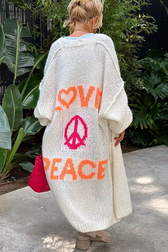 Camile - Love & Peace Cardigan