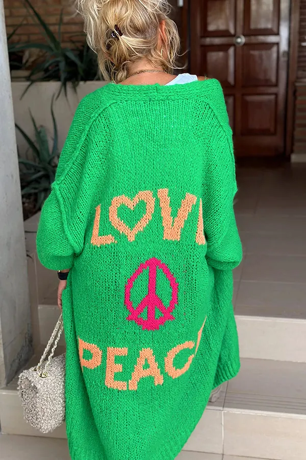 Camile - Love & Peace Cardigan