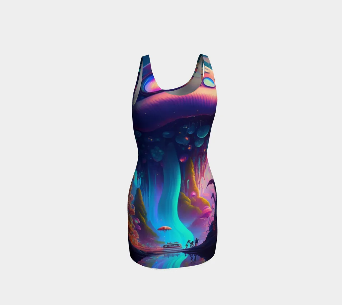 CAMPING TRIP BODYCON DRESS | ACIDAMTH GUY