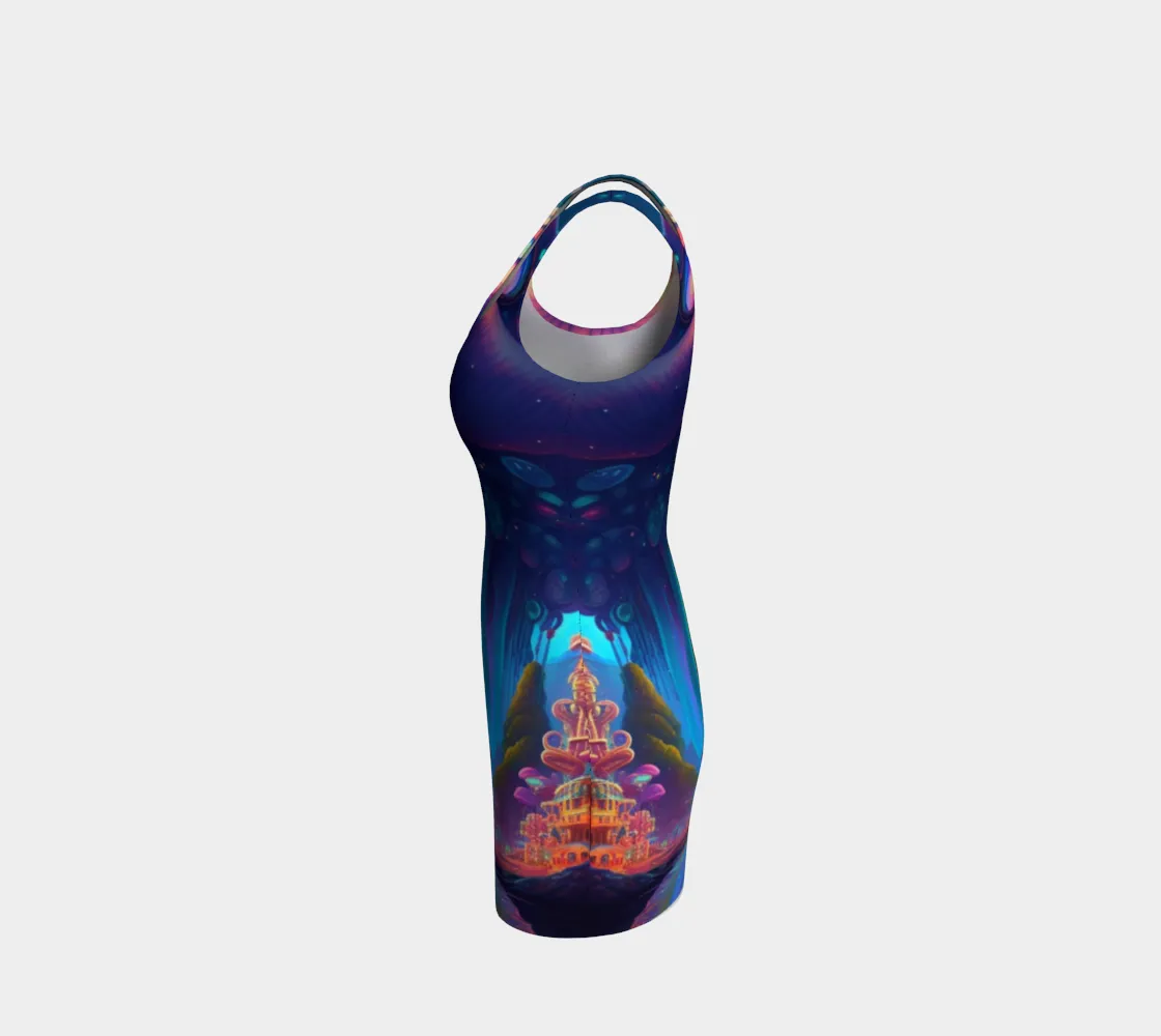 CAMPING TRIP BODYCON DRESS | ACIDAMTH GUY