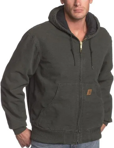 Carhartt 104050 Men's Big & Tall Quilted Flannel-Lined Sandstone Active Jacket