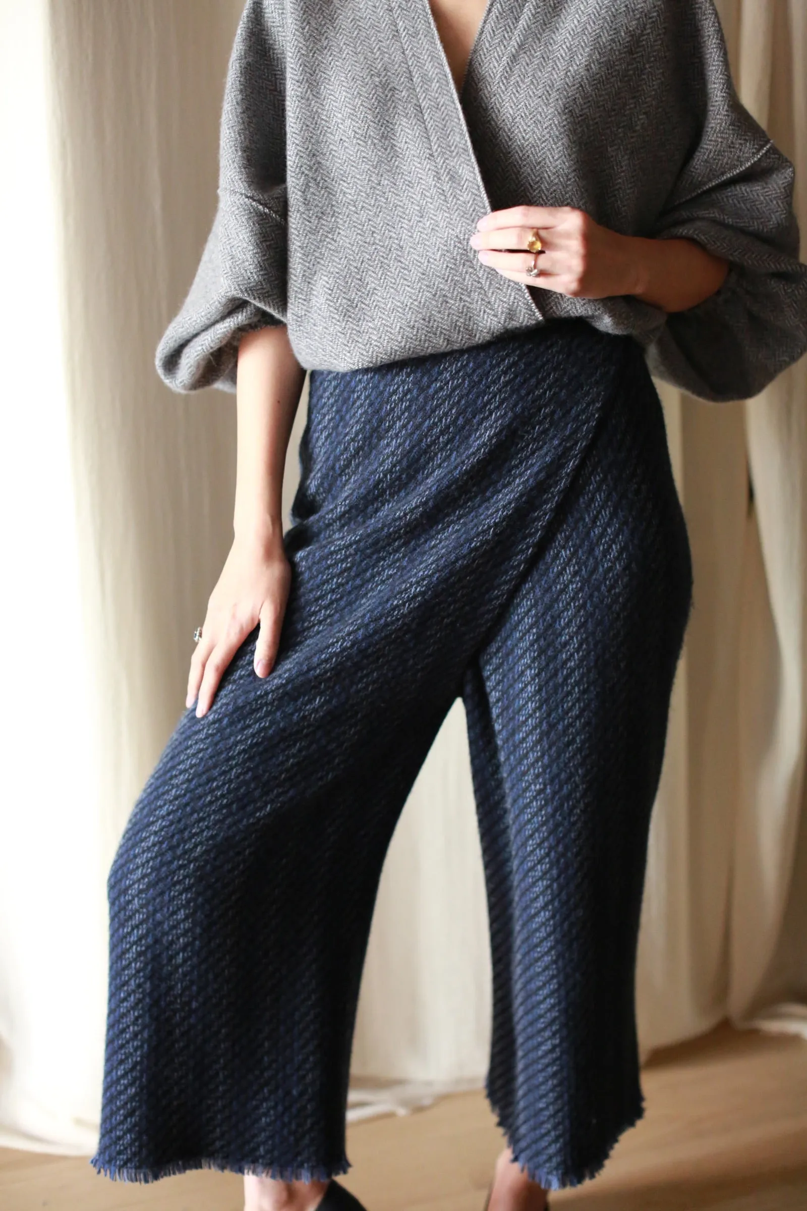 Cashmere Wrap Pants