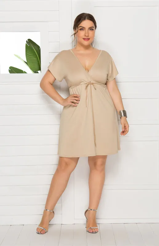 Comfortable High Elasticity Solid Leisure Maternity Dress for Spring-Summer