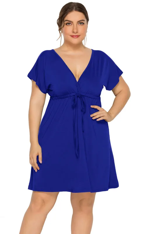 Comfortable High Elasticity Solid Leisure Maternity Dress for Spring-Summer