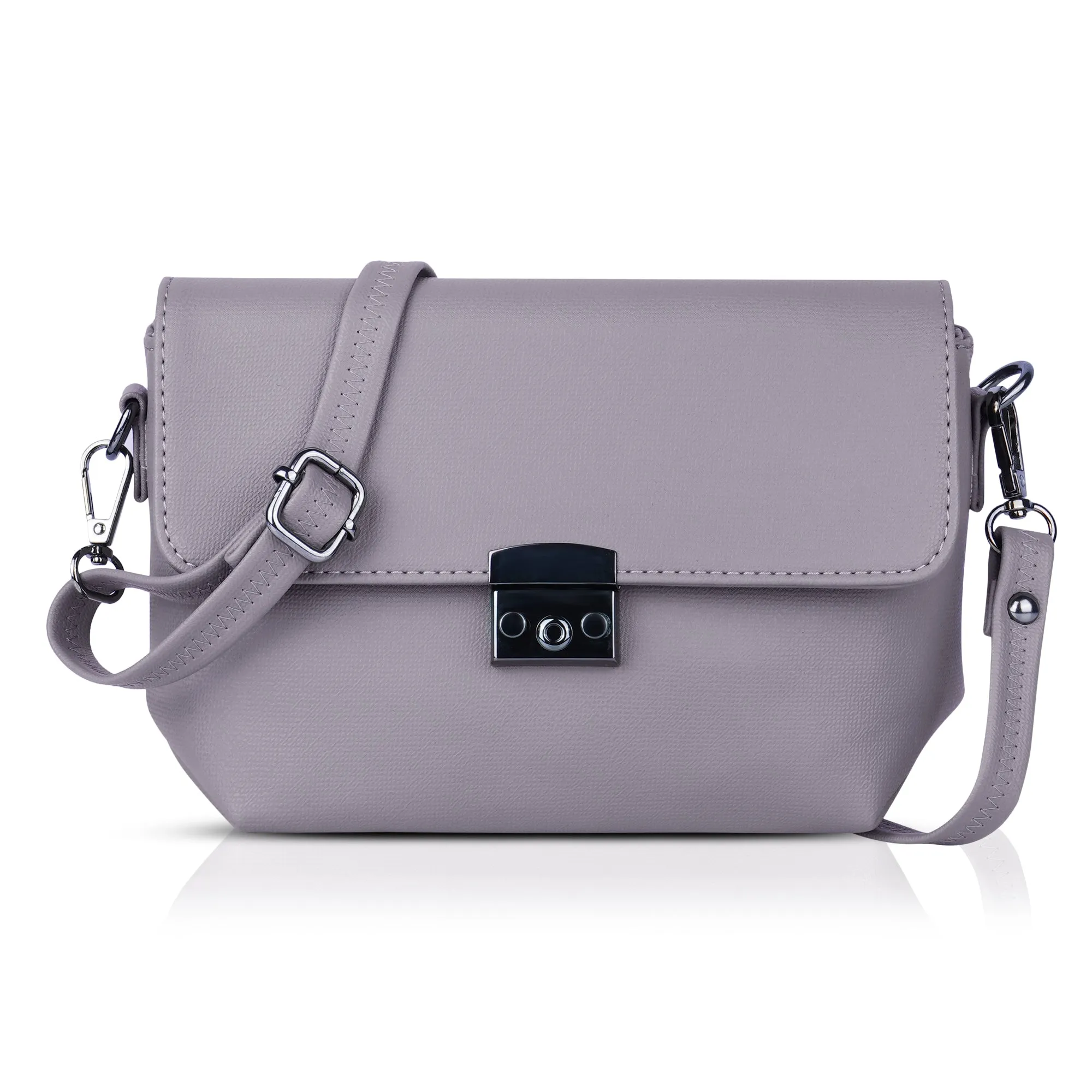 Corba Stylish Sling Bag Light Grey