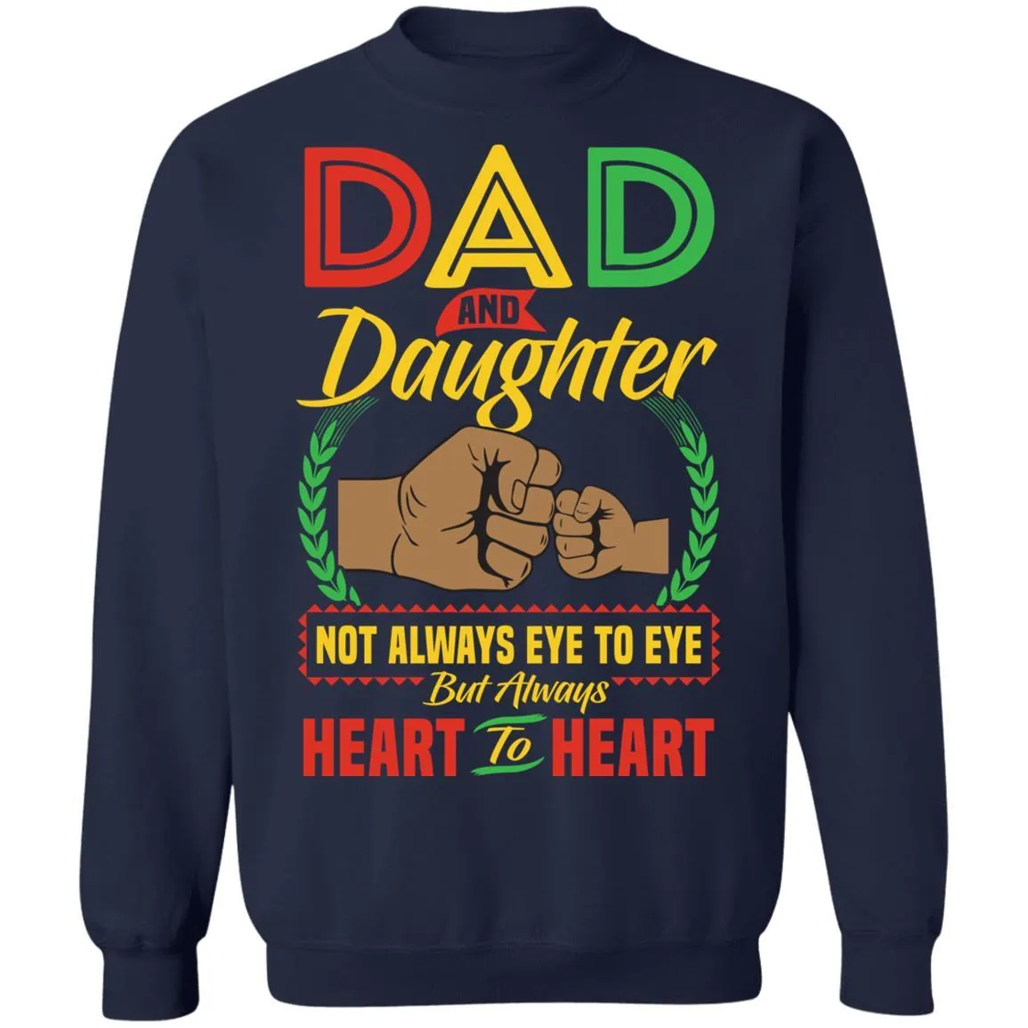 Dad And Daughter Heart To Heart T-Shirt