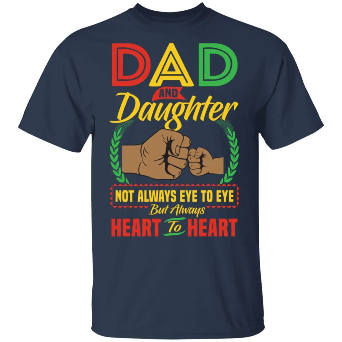 Dad And Daughter Heart To Heart T-Shirt