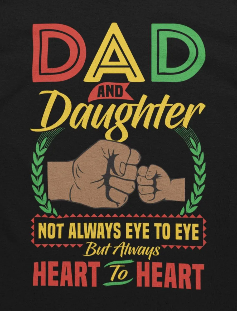 Dad And Daughter Heart To Heart T-Shirt